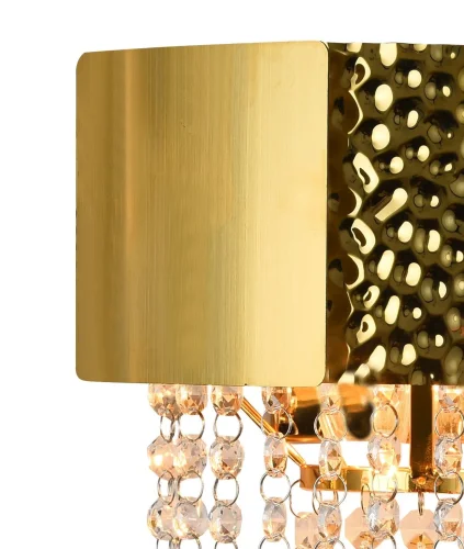 Бра EMPIRE 76014/2W GOLD Natali Kovaltseva прозрачный золотой на 2 лампы, основание золотое в стиле классический  фото 3